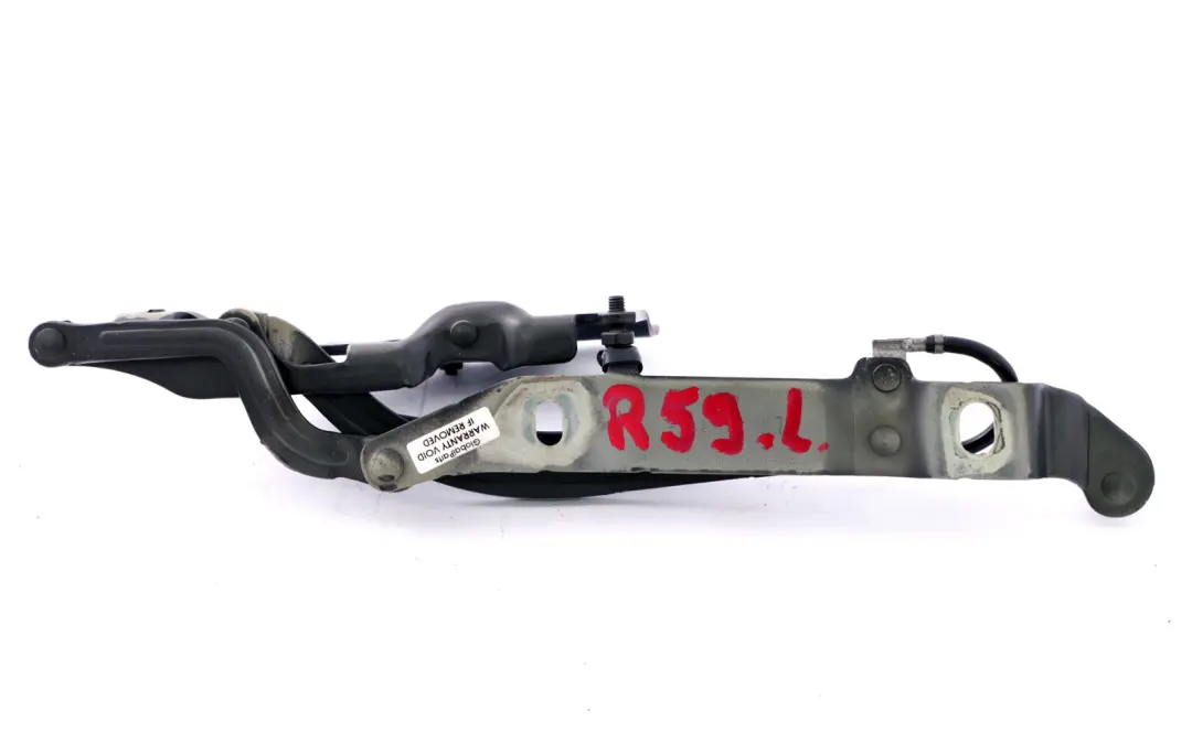Mini Roadster R59 Left N/S Trunk Lid Tailgate Hinge Black Eclipse Grey - SKU 2759119 - Part number 2759119