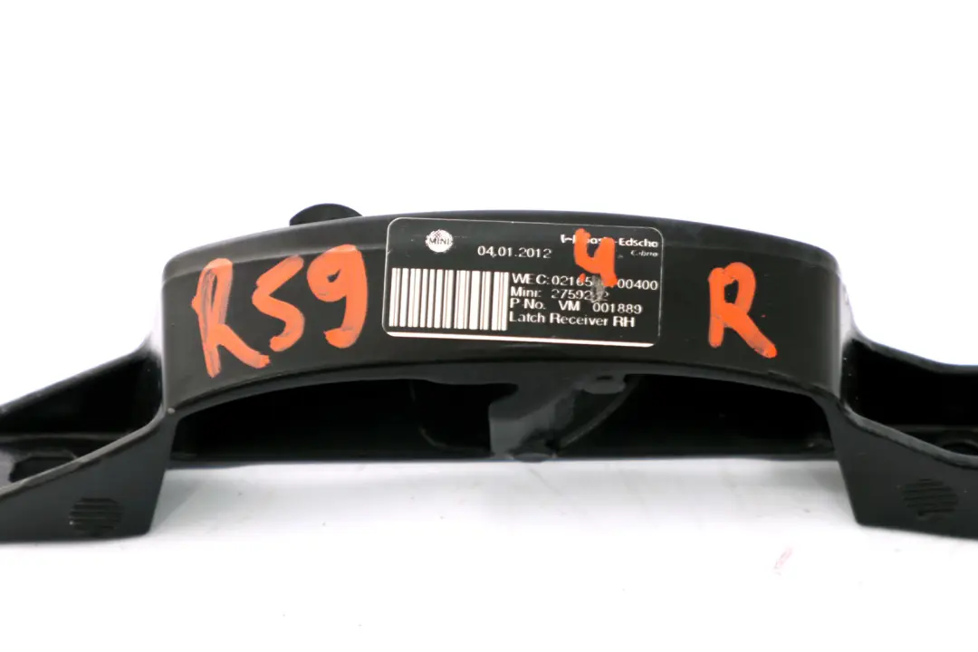 Placa De Montaje De La Base De La Capota Plegable Derecha O/S para MINI Roadster R59 con número de pieza 2759242 MINI Roadster R59 Placa De Montaje De La Base De La Capota Plegable Derecha O/S - SKU 2759242 - Número de pieza 2759242