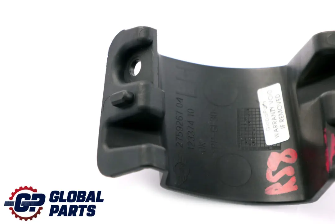 Left N/S Side Panel Support Trim Holder pour Mini Cooper R58 R59 Rear à propos du numéro de pièce 2759267 Mini Cooper R58 R59 Rear Left N/S Side Panel Support Trim Holder - SKU 2759267 - Numéro de pièce 2759267
