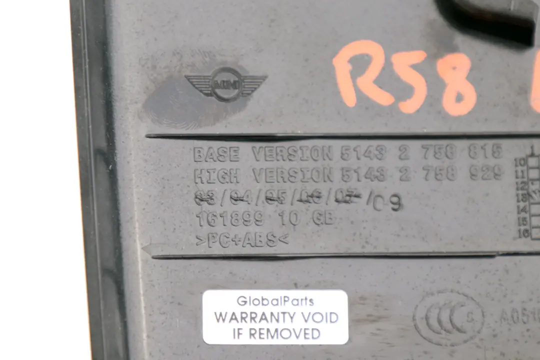 CoupĂ© R58 Blende A-Säule Links Schwarz für Mini mit Teilenummer 2759519 Mini CoupĂ© R58 Blende A-Säule Links Schwarz - SKU 2759519 - Teilenummer 2759519