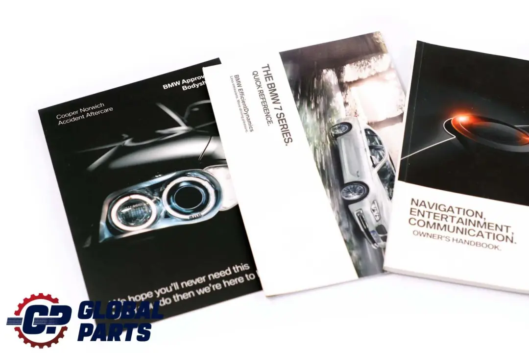 BMW 7 Series F01 F02 LCI Service Booklet Owner's Handbook Set Pouch Case Wallet - SKU 2902672 - Part number 2902672