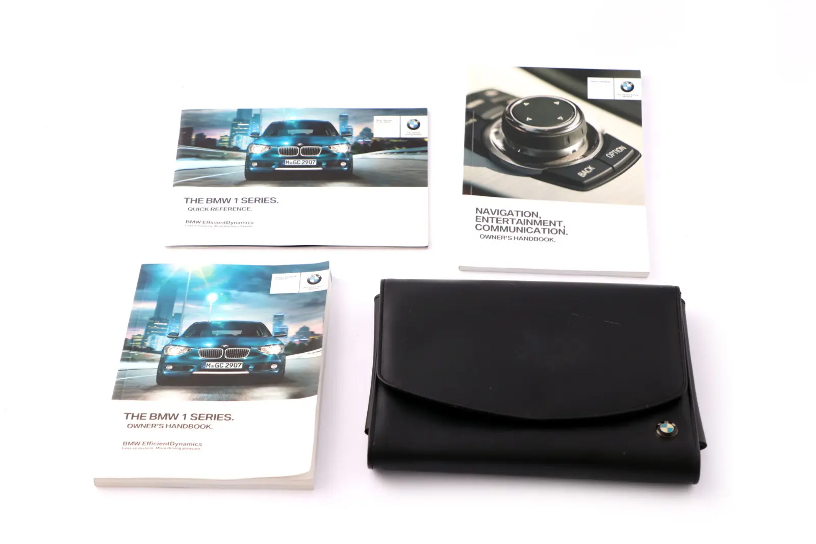 BMW 1 Series F20 Owner's Handbook Instructions iDrive Pouch Wallet Case