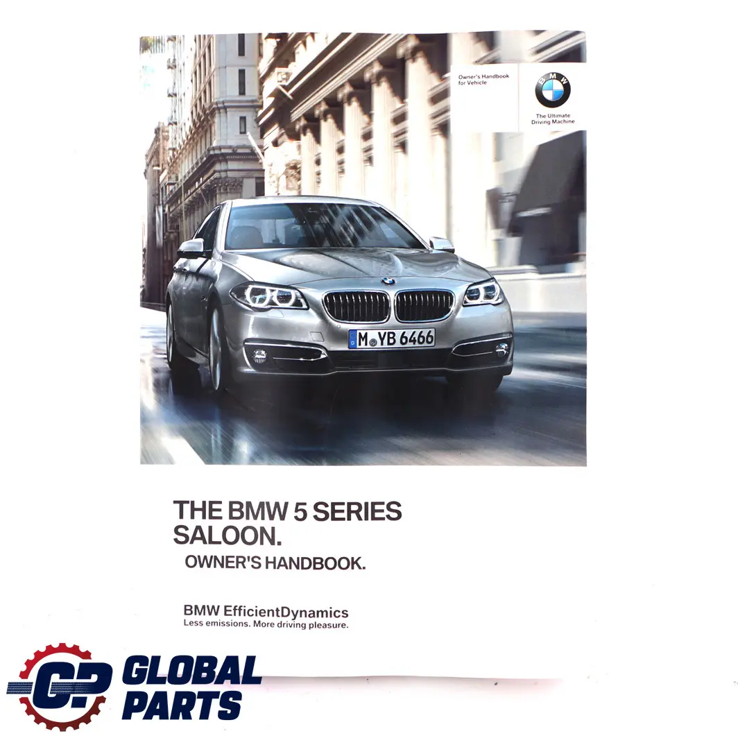 BMW 5 Series F10 Owner's Handbook Pouch Case Wallet Cover Set - SKU 2964333 - Part number 2964333