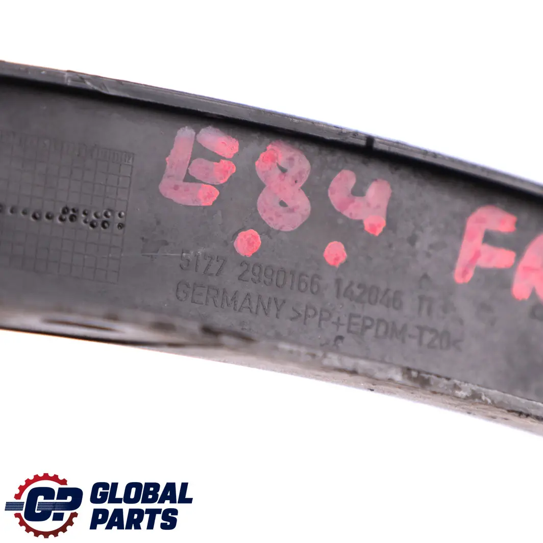 Rivestimento Arco Ruota Anteriore Destro Modanatura Nero per BMW X1 E84 con numero di parte 2990166 BMW X1 E84 Rivestimento Arco Ruota Anteriore Destro Modanatura Nero - SKU 2990166 - Numero di parte 2990166