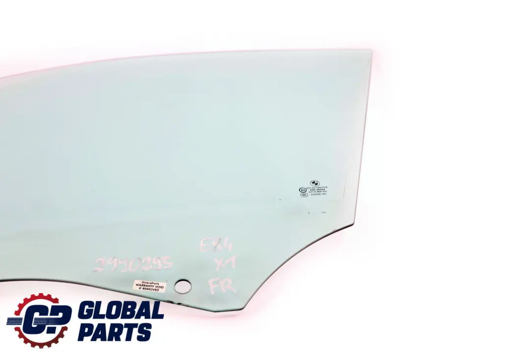 Front Left Door N/S Side Window Glass Green AS2 to BMW X1 Series E84 with Part number 2990295 BMW X1 Series E84 Front Left Door N/S Side Window Glass Green AS2 - SKU 2990295 - Part number 2990295