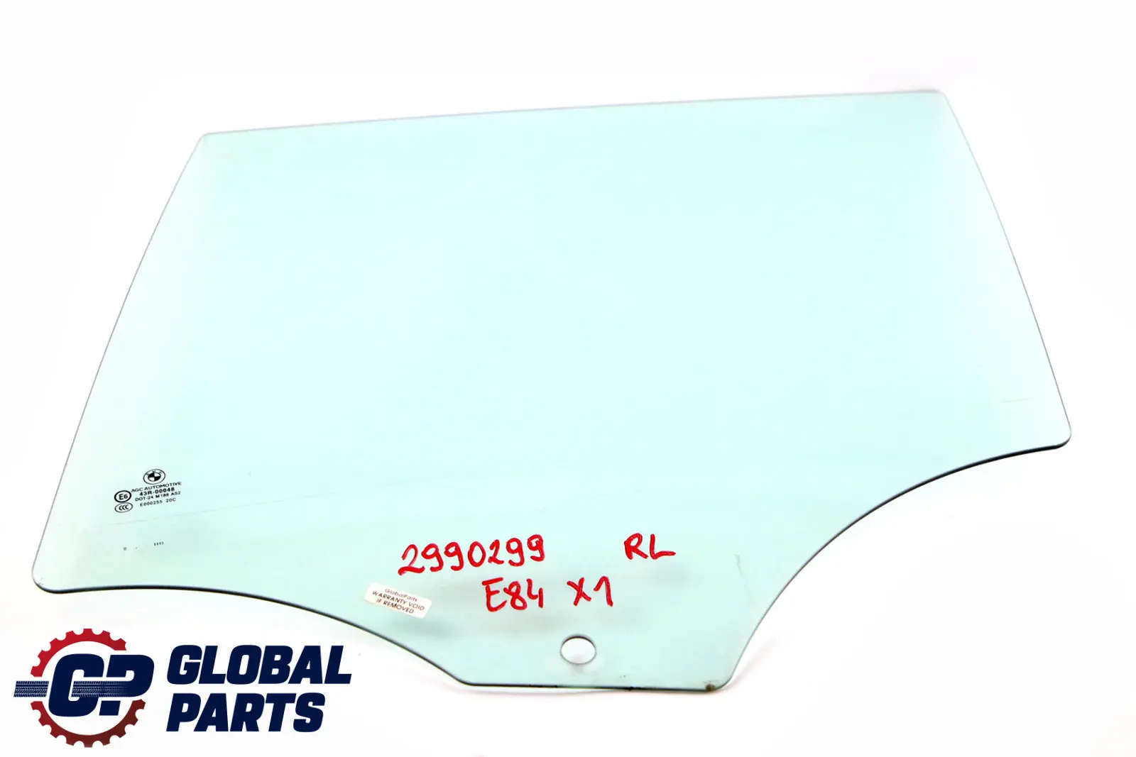 BMW X1 E84 Finestrino Verde Porta Posteriore Sinistra 2990299