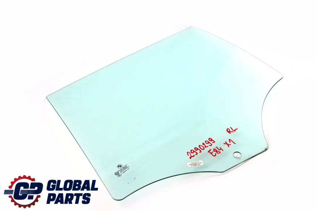 Side Window Green Glass Door Left N/S to BMW X1 E84 Rear with Part number 2990299 BMW X1 E84 Rear Side Window Green Glass Door Left N/S - SKU 2990299 - Part number 2990299