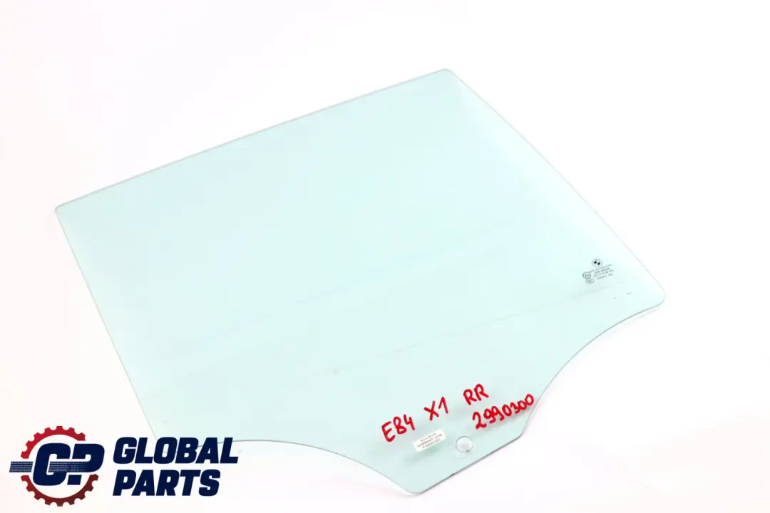 Trasera Derecha Puerta Lado Verde Cristal AS2 para BMW E84 con número de pieza 2990300 BMW E84 Trasera Derecha Puerta Lado Verde Cristal AS2 - SKU 2990300 - Número de pieza 2990300