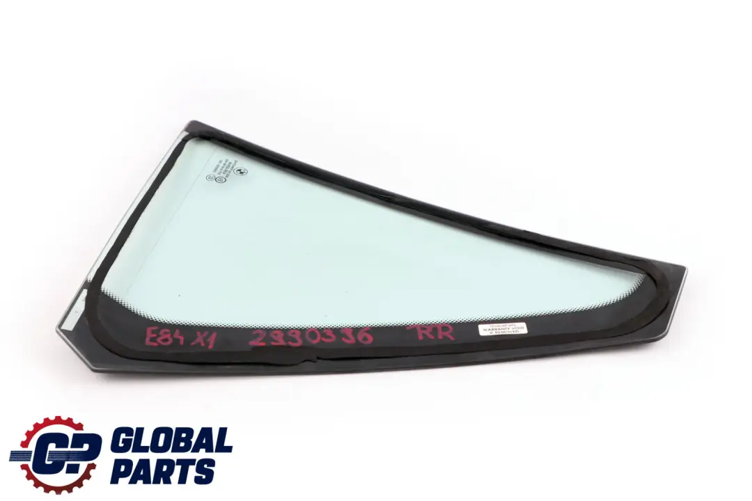 BMW X1 E84 Rear Right Door O/S Side Window Glass Green Fixed AS2 - SKU 2990396 - Part number 2990396