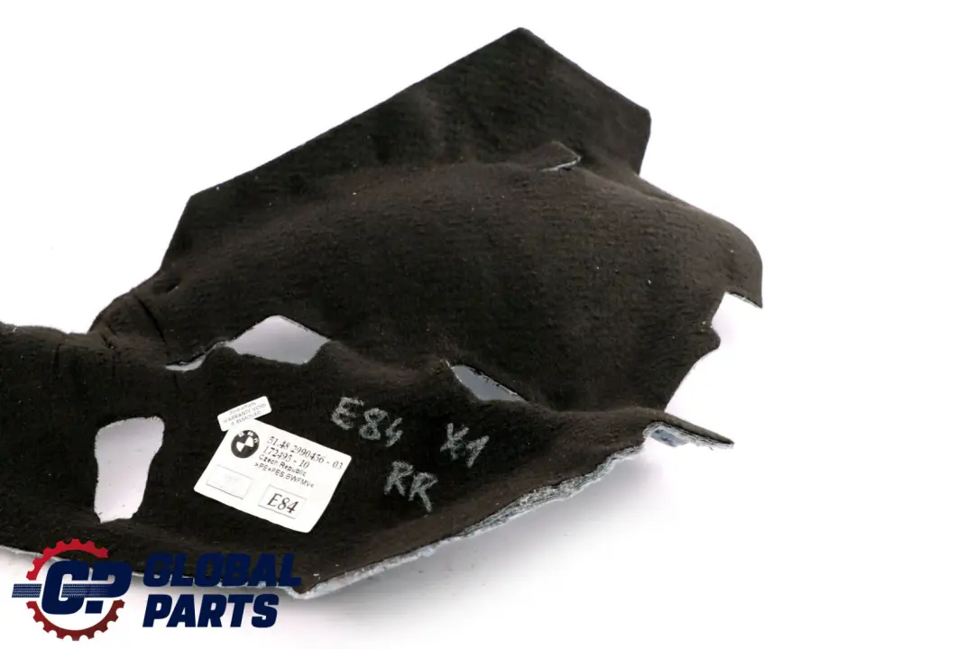 Insonorizacion Carcasa Rueda Trasera Derecha para BMW E84 con número de pieza 2990456 BMW E84 Insonorizacion Carcasa Rueda Trasera Derecha - SKU 2990456 - Número de pieza 2990456