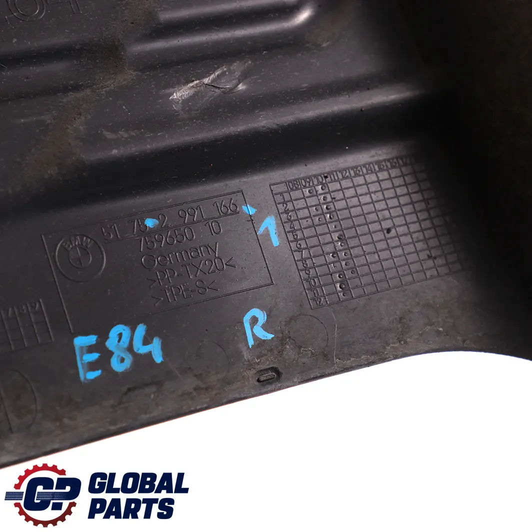 BMW X1 E84 Prolunga Protezione Sottoscocca Pannello Seitli Destra - SKU 2991166-1 - Numero di parte 2991166