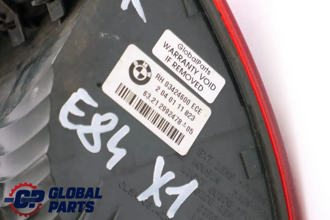 BMW X1 E84 Feu Arriere Panneau Laterale Droite - SKU 2992478 - Numéro de pièce 2992478