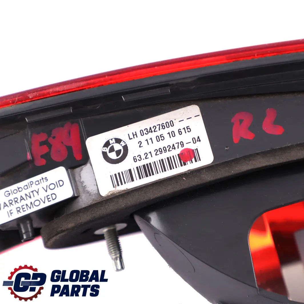 BMW X1 E84 Rear Light In Trunk Lid Boot Tailgate Lamp Left N/S - SKU 2992479 - Part number 2992479