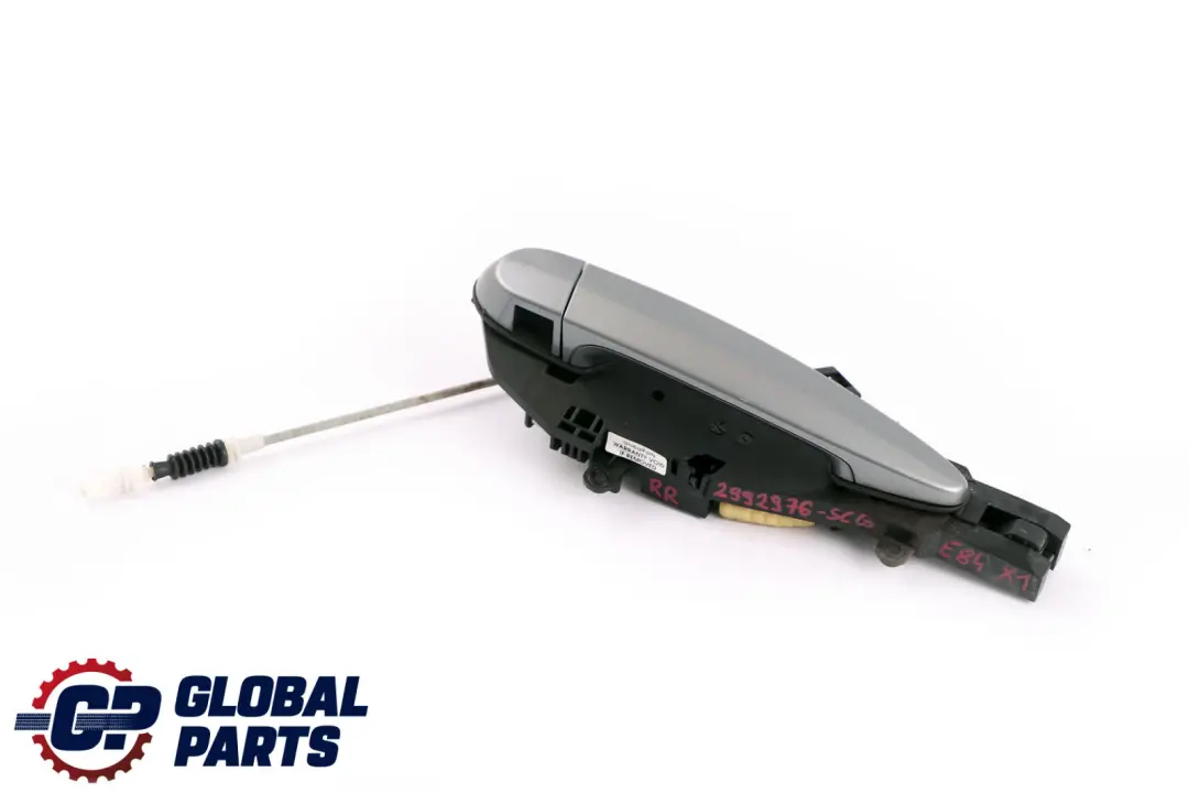 Right Outside Door Grab Handle O/S Spacegrau Grey - A52 to BMW X1 E84 Rear with Part number 2992976 BMW X1 E84 Rear Right Outside Door Grab Handle O/S Spacegrau Grey - A52 - SKU 2992976-SCG - Part number 2992976