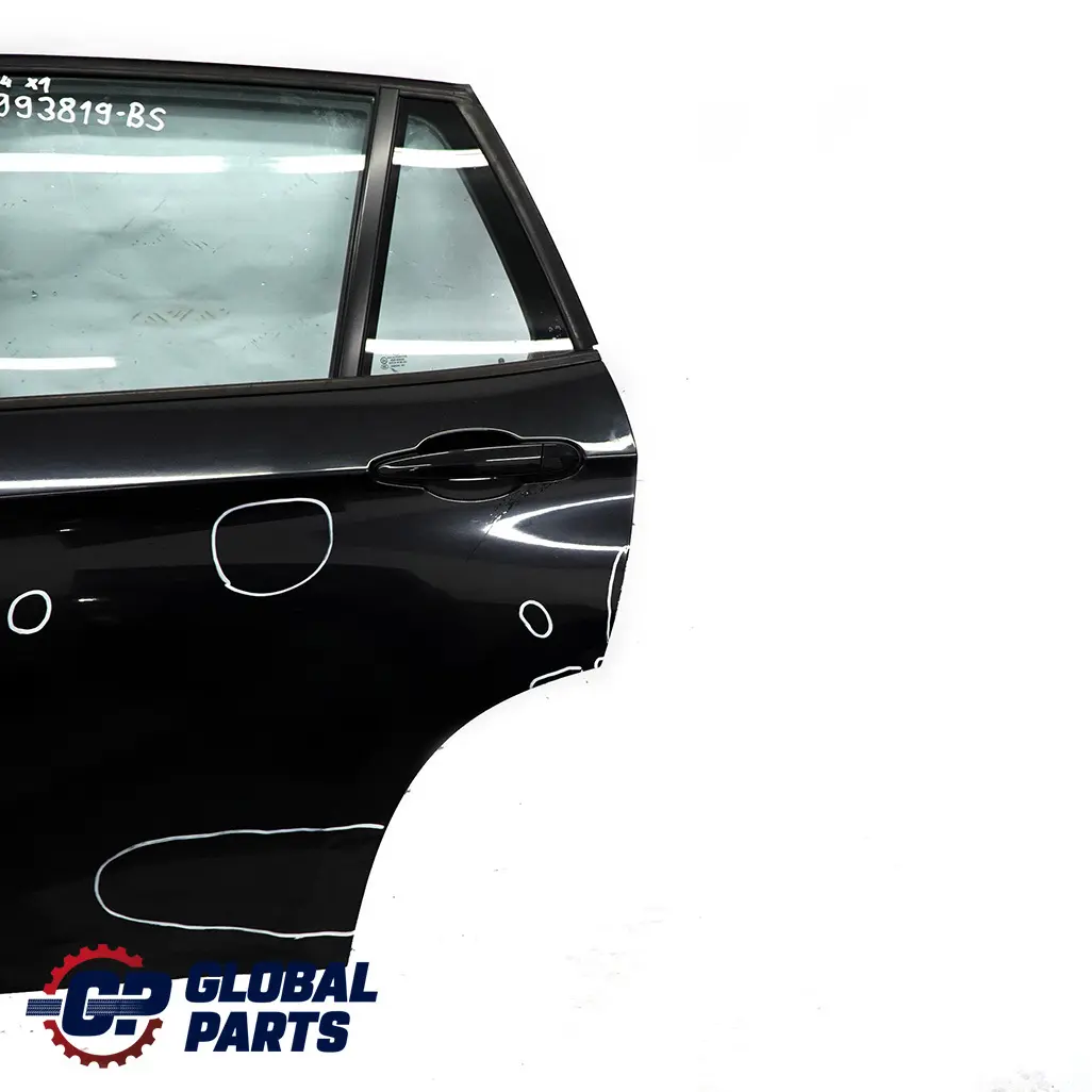 Door Rear Left N/S Black Sapphire Metallic - 475 to BMW X1 Series E84 with Part number 2993819 BMW X1 Series E84 Door Rear Left N/S Black Sapphire Metallic - 475 - SKU 2993819-BS - Part number 2993819