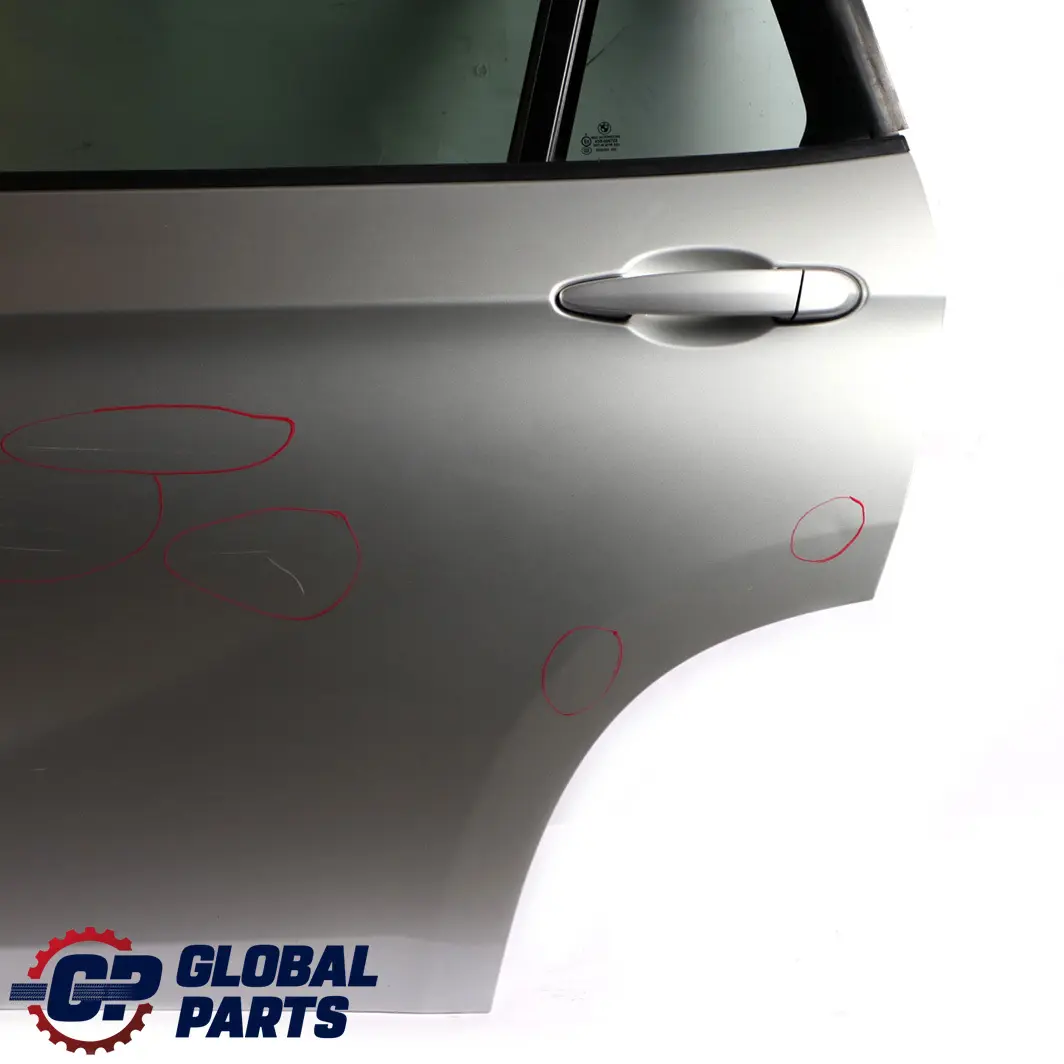 Door Rear Left N/S Titansilber Titan Silver Metallic - 354 to BMW X1 Series E84 with Part number 2993819 BMW X1 Series E84 Door Rear Left N/S Titansilber Titan Silver Metallic - 354 - SKU 2993819-TS - Part number 2993819