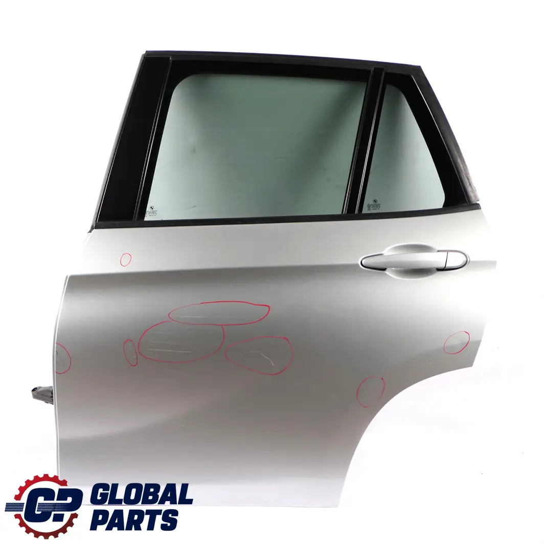 BMW X1 Series E84 Door Rear Left N/S Titansilber Titan Silver Metallic - 354 - SKU 2993819-TS - Part number 2993819