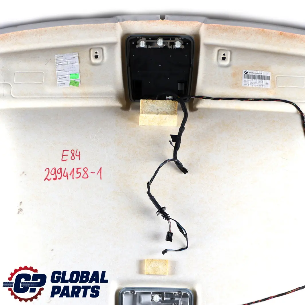 Headlining Moulded Roof Lining Grau Grey UK to BMW X1 Series E84 with Part number 2994158 BMW X1 Series E84 Headlining Moulded Roof Lining Grau Grey UK - SKU 2994158-1 - Part number 2994158