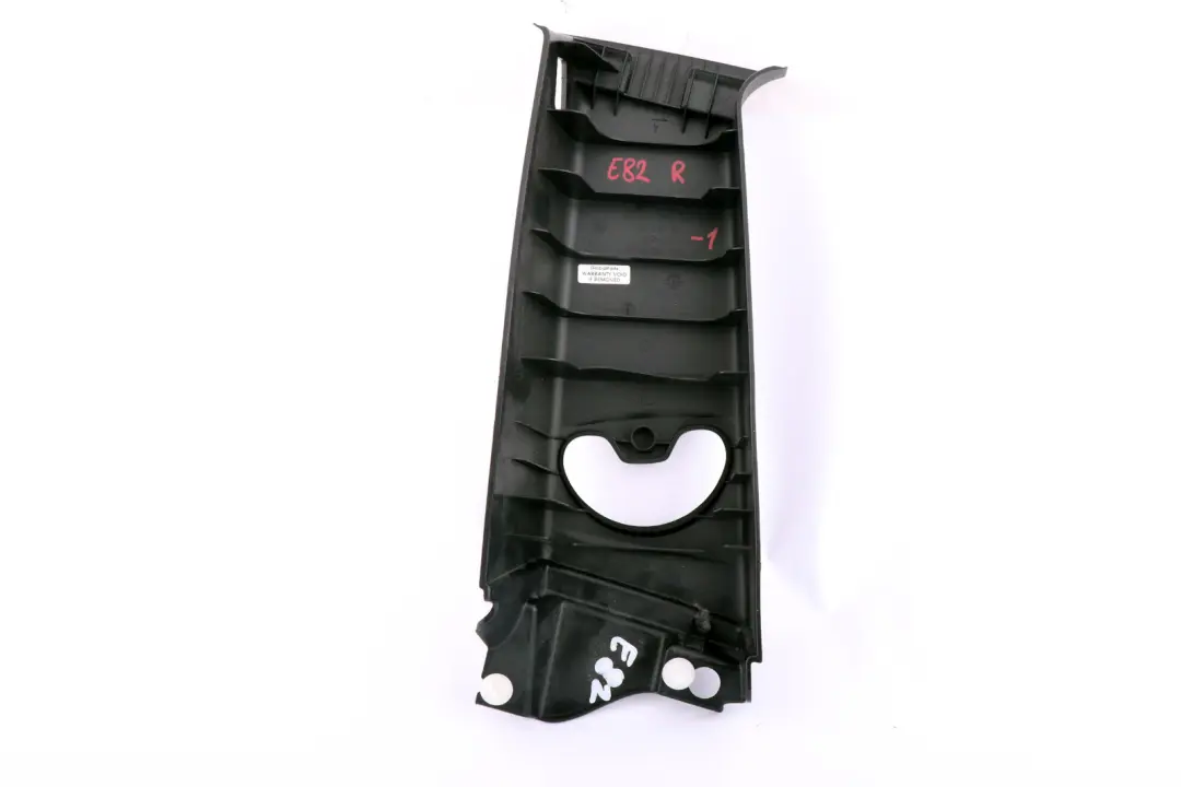 BMW E82 Colonne Colonne B Couvercle de garniture droite Schwarz Black 2996104 - SKU 2996104-1 - Numéro de pièce 8046488