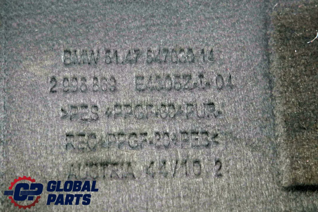 BMW 1 Reihe E82 Coupe Einlegeboden Gepäckraum 5147 2998869 - SKU 2996113-1 - Teilenummer 2996113