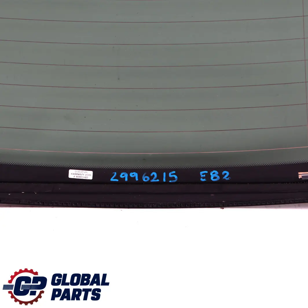 Trunk Boot Lid Rear Window Glass Tinted AS3 to BMW 1 Series E82 Coupe with Part number 2996215 BMW 1 Series E82 Coupe Trunk Boot Lid Rear Window Glass Tinted AS3 - SKU 2996215 - Part number 2996215