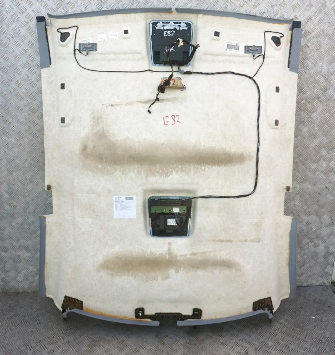 Headliner Headlining Roof Lining Alaskagrau Grau Grey 2996316 to BMW 1 Series E82 with Part number 2997373 BMW 1 Series E82 Headliner Headlining Roof Lining Alaskagrau Grau Grey 2996316 - SKU 2997373 - Part number 2997373