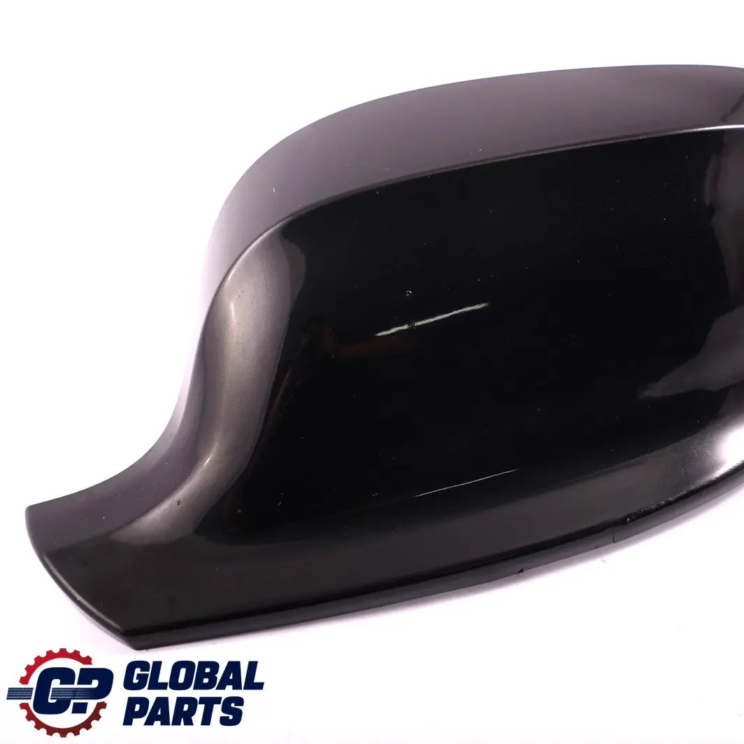 Wing Mirror Left N/S Cover Cap Casing Black Sapphire 475 to BMW X1 X3 E83 LCI E84 with Part number 0302961 BMW X1 X3 E83 LCI E84 Wing Mirror Left N/S Cover Cap Casing Black Sapphire 475 - SKU 2997537-BS - Part number 0302961