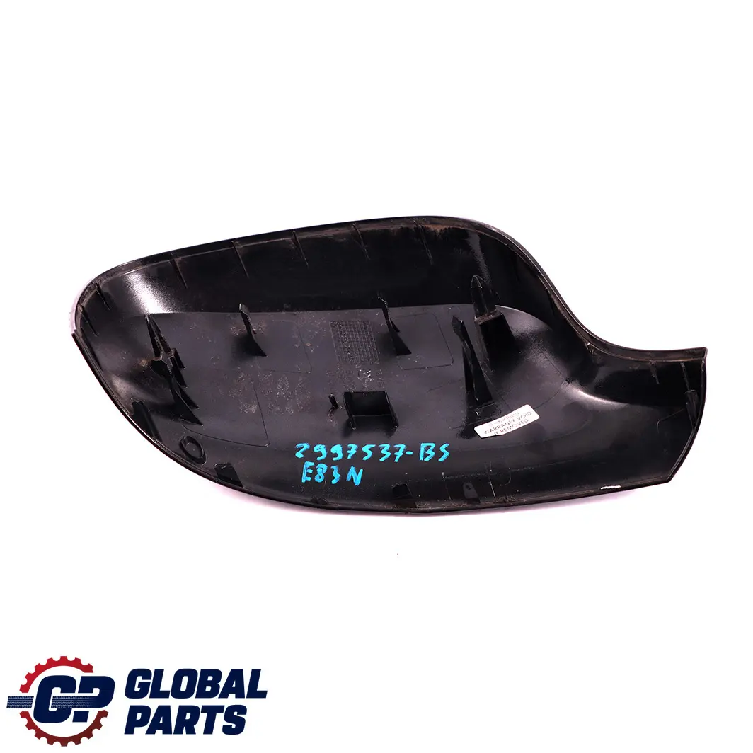 Wing Mirror Left N/S Cover Cap Casing Black Sapphire 475 to BMW X1 X3 E83 LCI E84 with Part number 0302961 BMW X1 X3 E83 LCI E84 Wing Mirror Left N/S Cover Cap Casing Black Sapphire 475 - SKU 2997537-BS - Part number 0302961