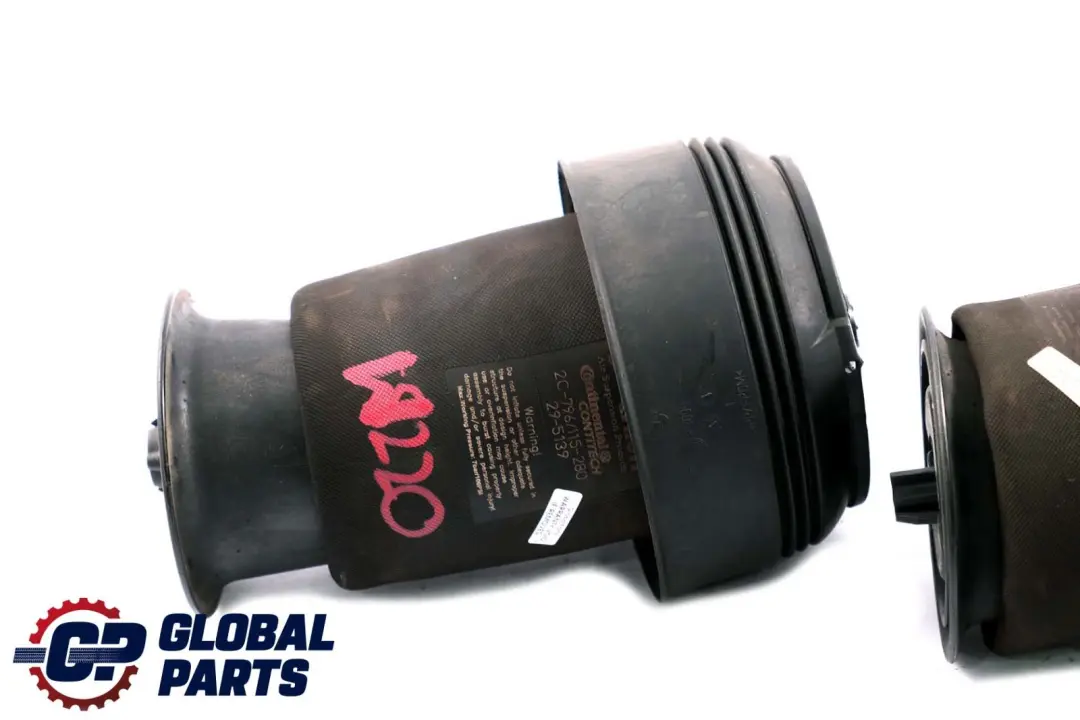 Suspension Spring Bellow Set Airmatic Continental to Mercedes W220 Air with Part number 2C-796/115-280 Mercedes W220 Air Suspension Spring Bellow Set Airmatic Continental - SKU 2C-796/115-280 - Part number 2C-796/115-280