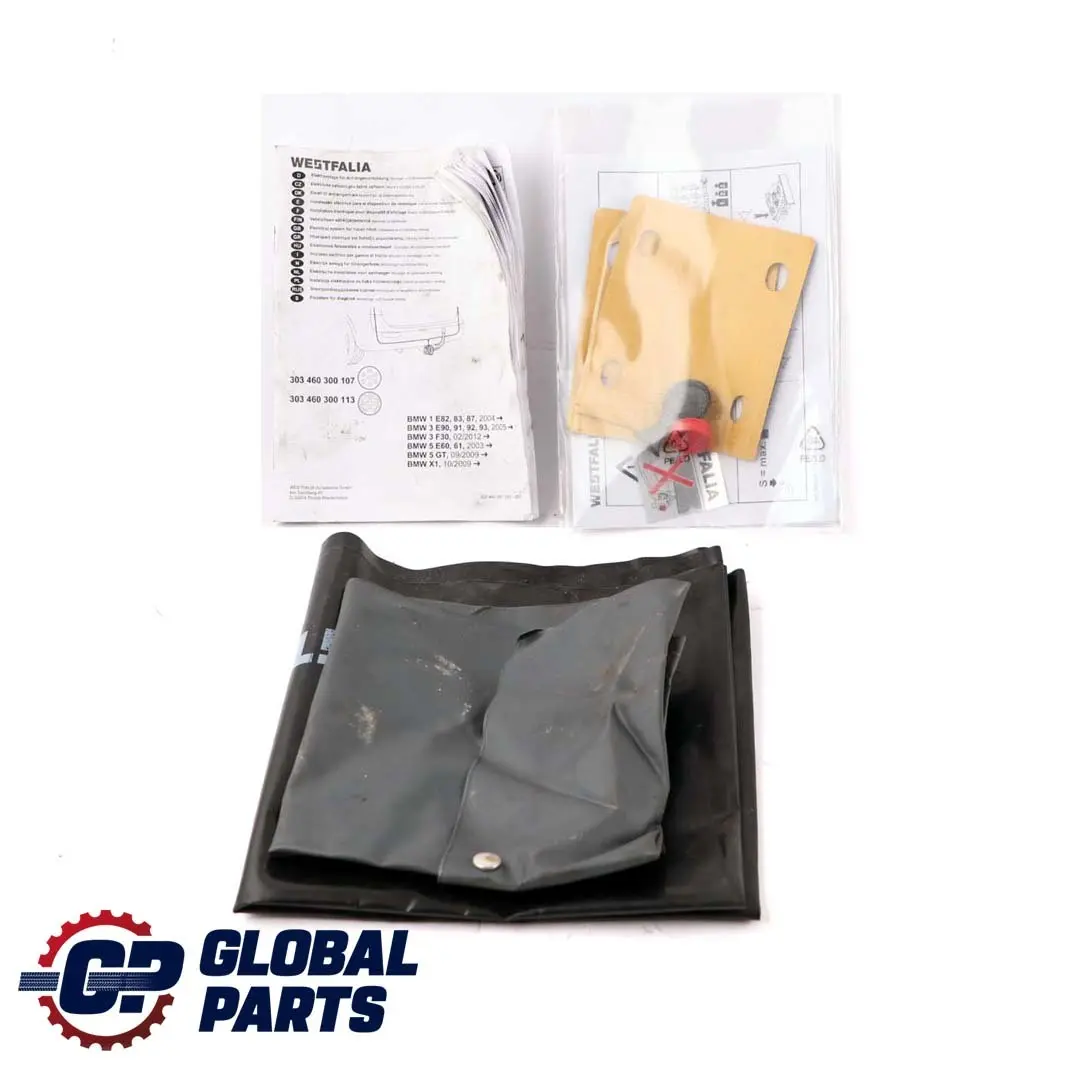 BMW 1 3 5 E60 E87 E90 Westfalia Towing Hitch Tow Trailer Ball Wiring - SKU 303 292 - Part number 6761678