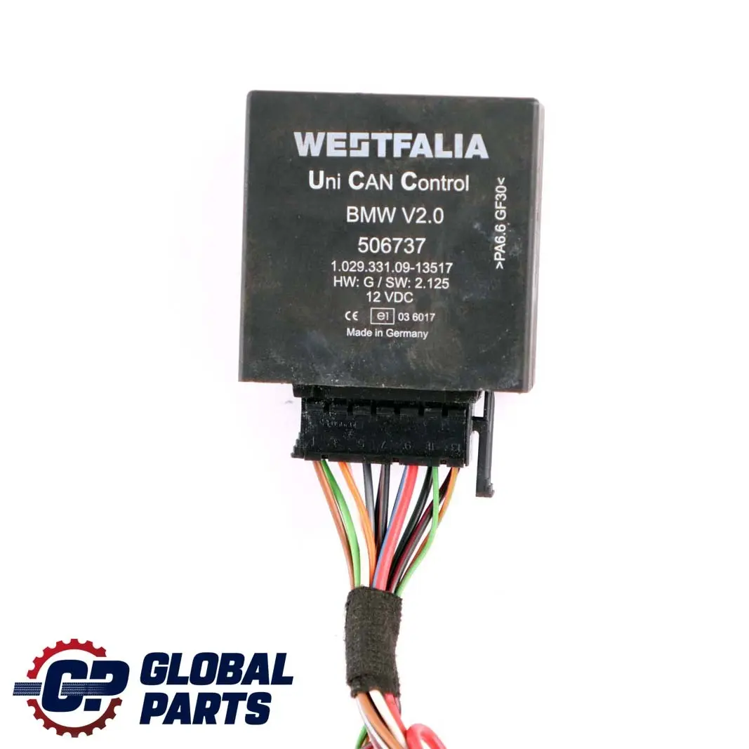 Westfalia Towing Hitch Tow Trailer Ball Wiring to BMW 1 3 5 E60 E87 E90 with Part number 6761678 BMW 1 3 5 E60 E87 E90 Westfalia Towing Hitch Tow Trailer Ball Wiring - SKU 303 292 - Part number 6761678