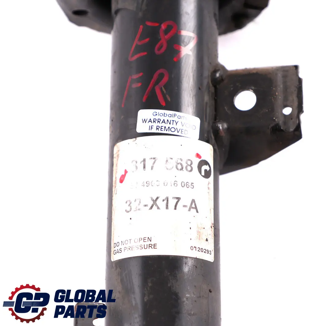 Sachs Front Right O/S Shock Absorber Spring Strut to BMW 1 Series E81 E87 with Part number 317568 BMW 1 Series E81 E87 Sachs Front Right O/S Shock Absorber Spring Strut - SKU 317568 - Part number 317568