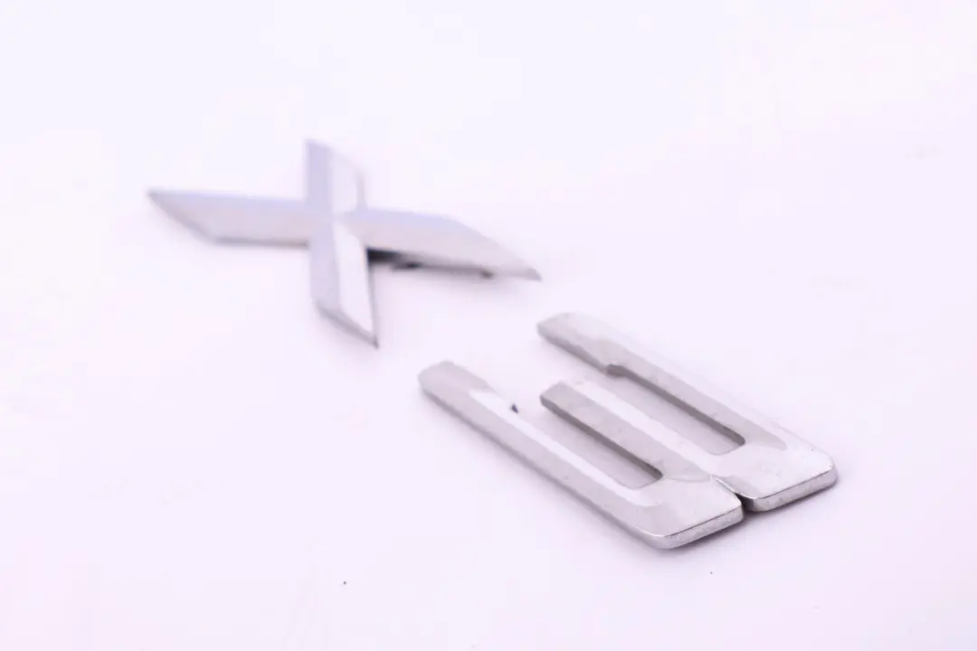 BMW X3 Series E83 Rear Boot Trunk Lid Tailgate Adhered X3 Lettering Emblem Logo - SKU 3330132 - Part number 3330132