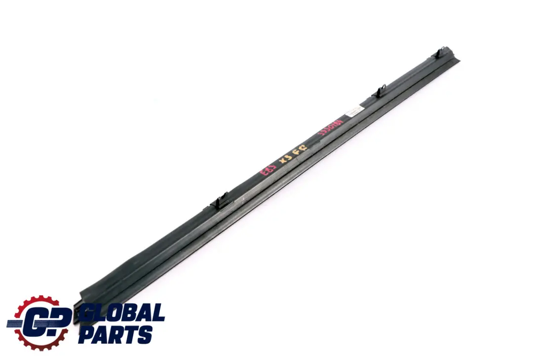 Front Right Door Inner Window Channel Cover O/S to BMW X3 E83 with Part number 51333330184 BMW X3 E83 Front Right Door Inner Window Channel Cover O/S - SKU 3330184 - Part number 51333330184