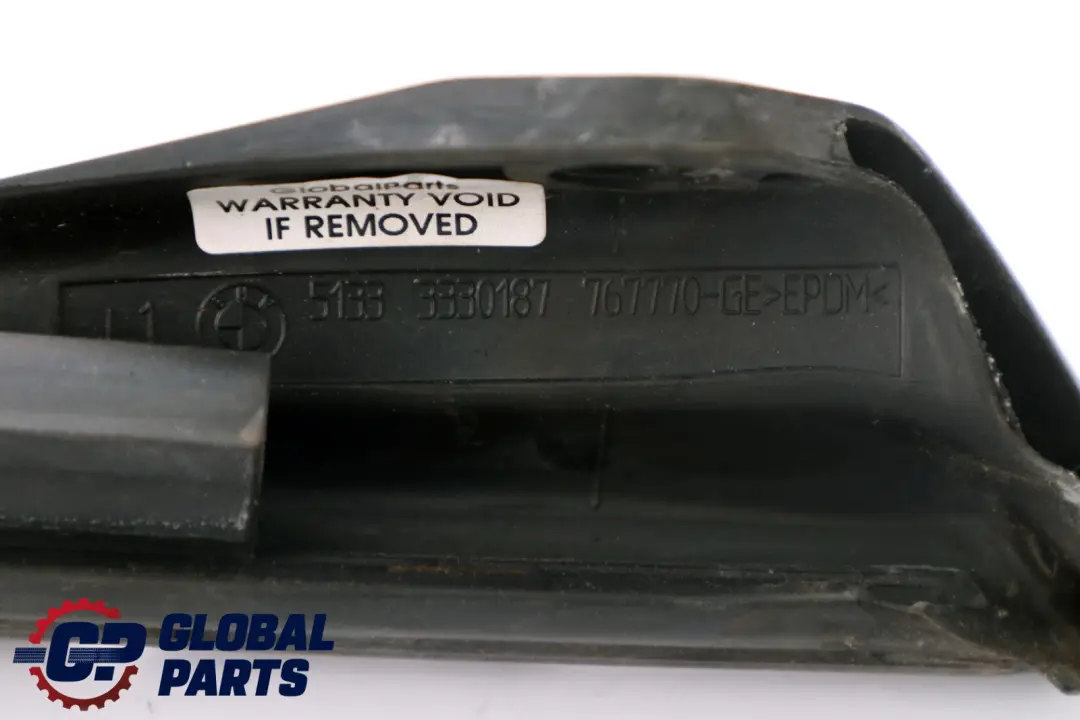 Fenster Führung Vorne Gummidichtung Links für BMW X3 E83 mit Teilenummer 3330187 BMW X3 E83 Fenster Führung Vorne Gummidichtung Links - SKU 3330187 - Teilenummer 3330187