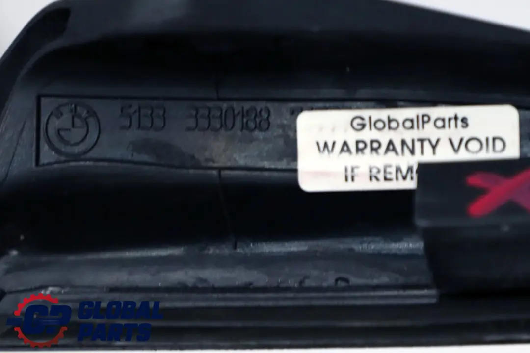 Guarnizione IN Gomma Binario Finestra Porta Anteriore Destra per BMW X3 E83 con numero di parte 3330188 BMW X3 E83 Guarnizione IN Gomma Binario Finestra Porta Anteriore Destra - SKU 3330188 - Numero di parte 3330188