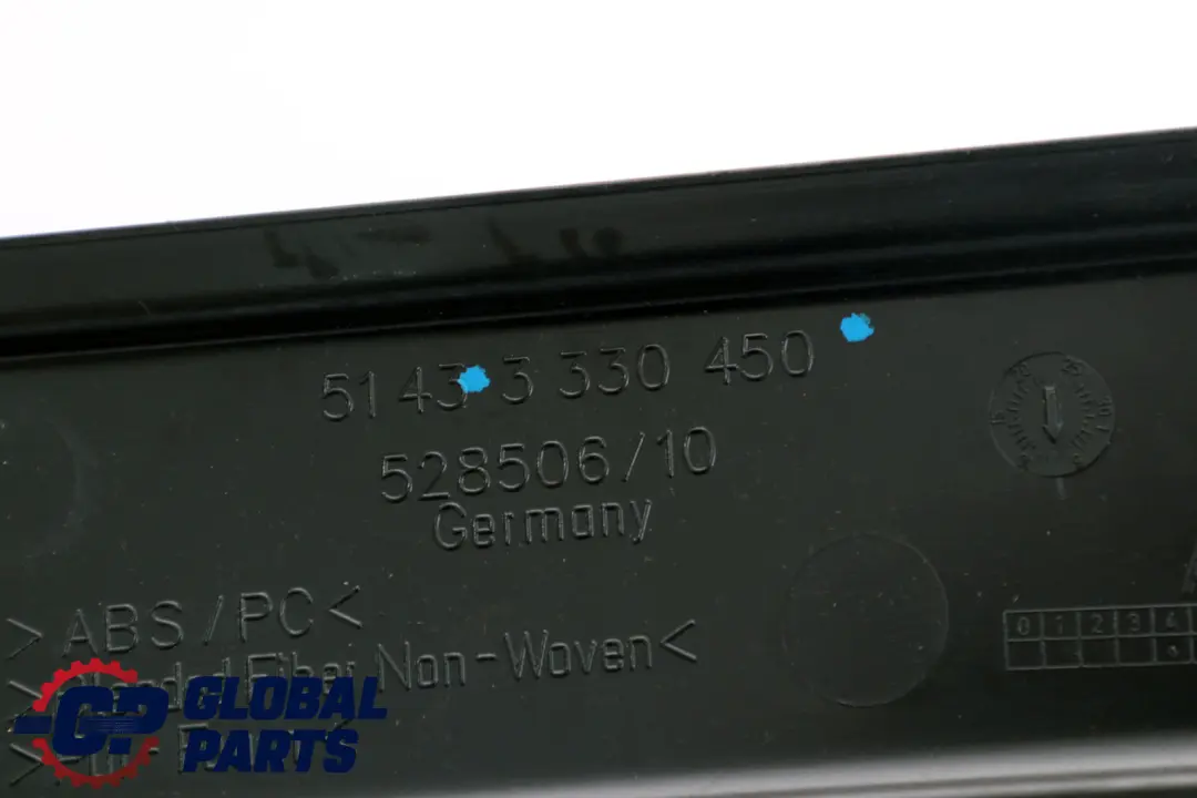 Column D Windscreen Window Trim Right Black to BMW X3 Series E83 LCI Cover with Part number 3330450 BMW X3 Series E83 LCI Cover Column D Windscreen Window Trim Right Black - SKU 3330450 - Part number 3330450