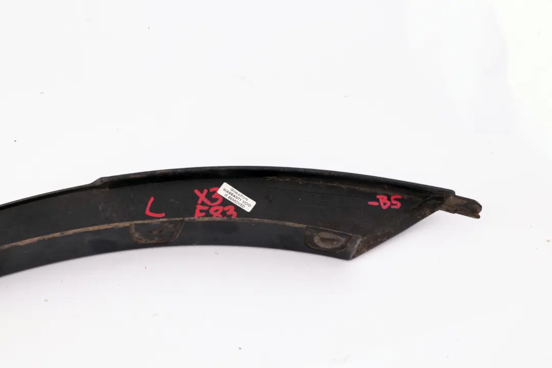 BMW X3 er E83 Blende Radlauf Hinten Links Black Sapphire Schwarz - SKU 3330867-BS - Teilenummer 3330867