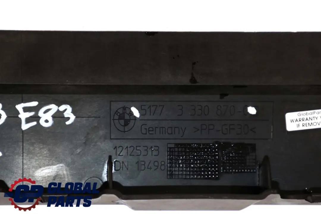 BMW E83 X3 Wzmocnienie listwa progu prawa próg - SKU 3330870 - Numer Części 51713330870