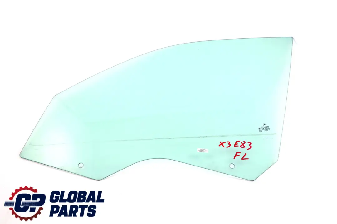 BMW X3 E83 Front Door Side Green Window Glass AS2 Left N/S - SKU 3332309 - Part number 51333332309
