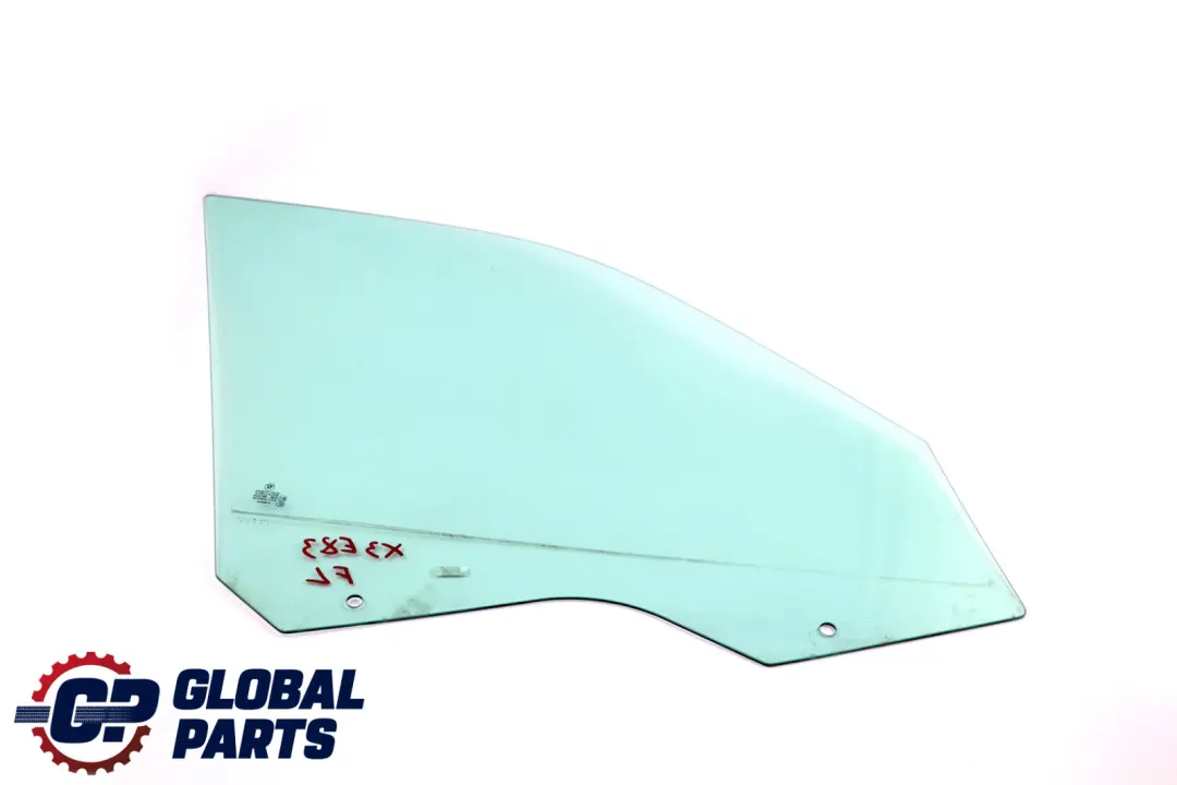 Front Door Side Green Window Glass AS2 Left N/S to BMW X3 E83 with Part number 51333332309 BMW X3 E83 Front Door Side Green Window Glass AS2 Left N/S - SKU 3332309 - Part number 51333332309