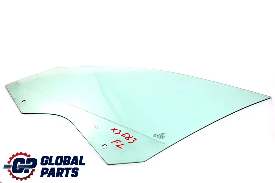 BMW X3 E83 Front Door Side Green Window Glass AS2 Left N/S - SKU 3332309 - Part number 51333332309