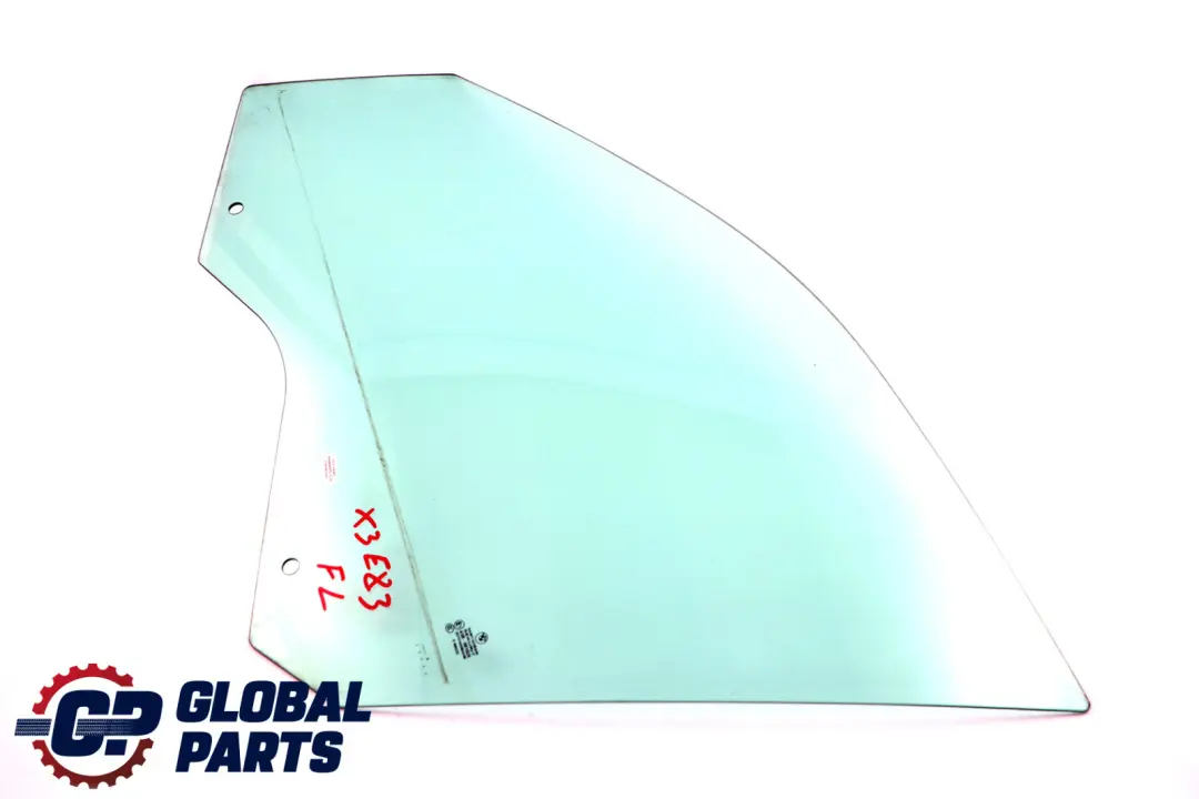 BMW X3 E83 Front Door Side Green Window Glass AS2 Left N/S - SKU 3332309 - Part number 51333332309