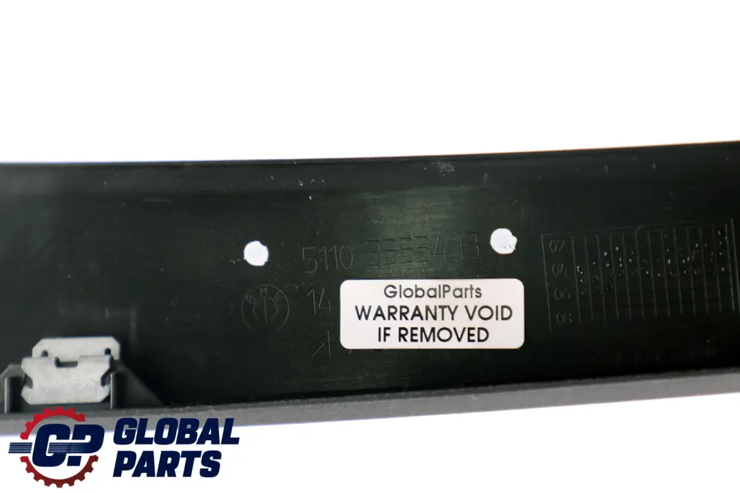 BMW X3 E83 Puerta Trasera Izquierda B-Pilar Marco Ventana Tapa - SKU 3333413 - Número de pieza 3333413