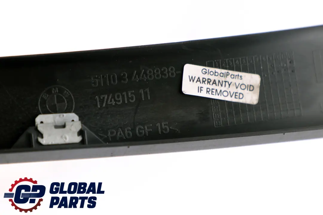 BMW X3 E83 LCI Copertura Telaio Finestra Porta Posteriore Destra Guarnizione - SKU 3333414 - Numero di parte 51103333414