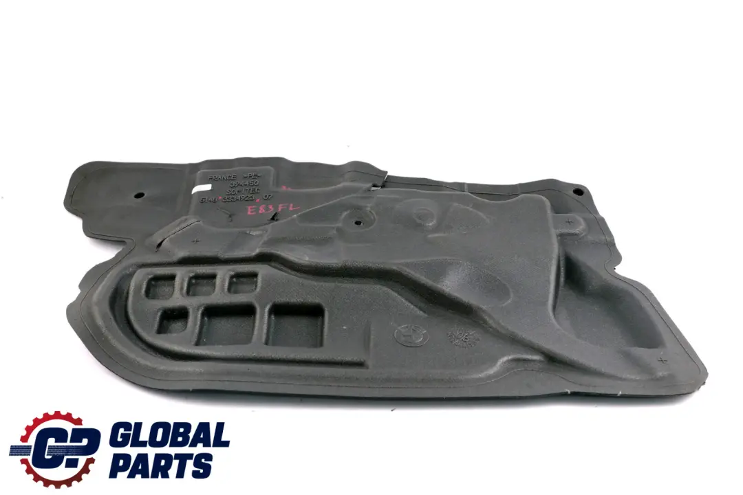 BMW X3 Series E83 Cover Sound Insulating Door Front Left N/S - SKU 3334923 - Part number 3334923