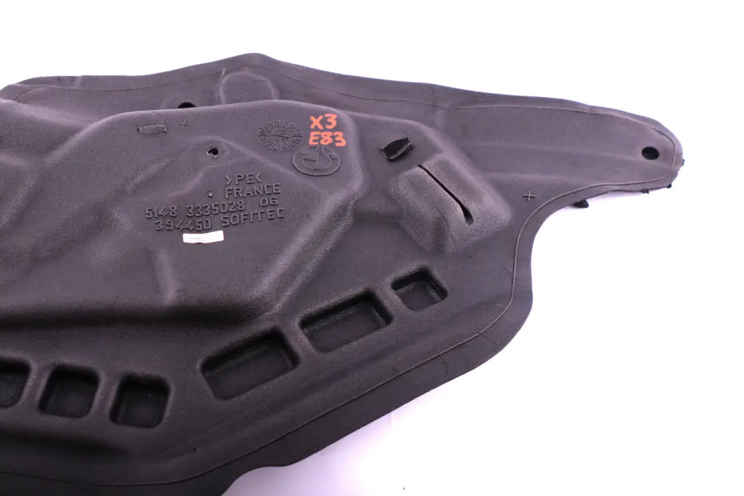 Insonorizzazione tappeto pavimento posteriore destro per BMW X3 E83 con numero di parte 3335028 BMW X3 E83 Insonorizzazione tappeto pavimento posteriore destro - SKU 3335028 - Numero di parte 3335028