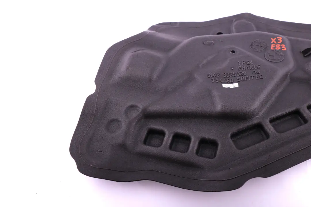 Insonorisation Porte Arriere Droite pour BMW X3 E83 à propos du numéro de pièce 3335028 BMW X3 E83 Insonorisation Porte Arriere Droite - SKU 3335028 - Numéro de pièce 3335028