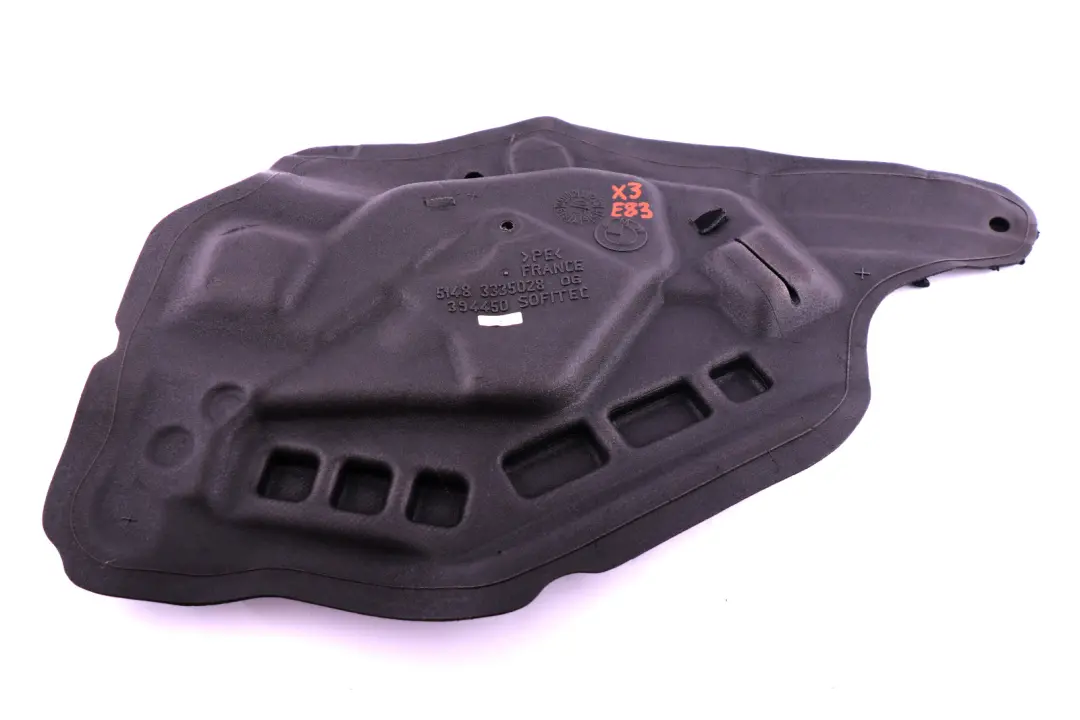 Schallisolierung Tür Hinten Rechts für BMW X3 er E83 mit Teilenummer 3335028 BMW X3 er E83 Schallisolierung Tür Hinten Rechts - SKU 3335028 - Teilenummer 3335028