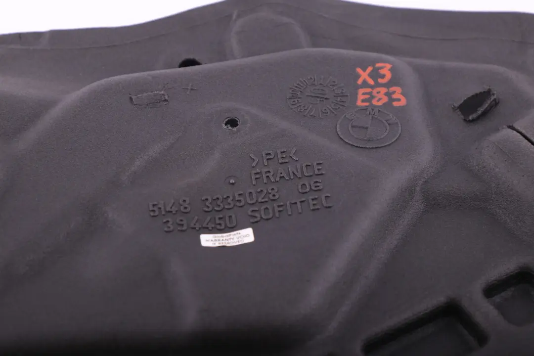 BMW X3 er E83 Schallisolierung Tür Hinten Rechts - SKU 3335028 - Teilenummer 3335028